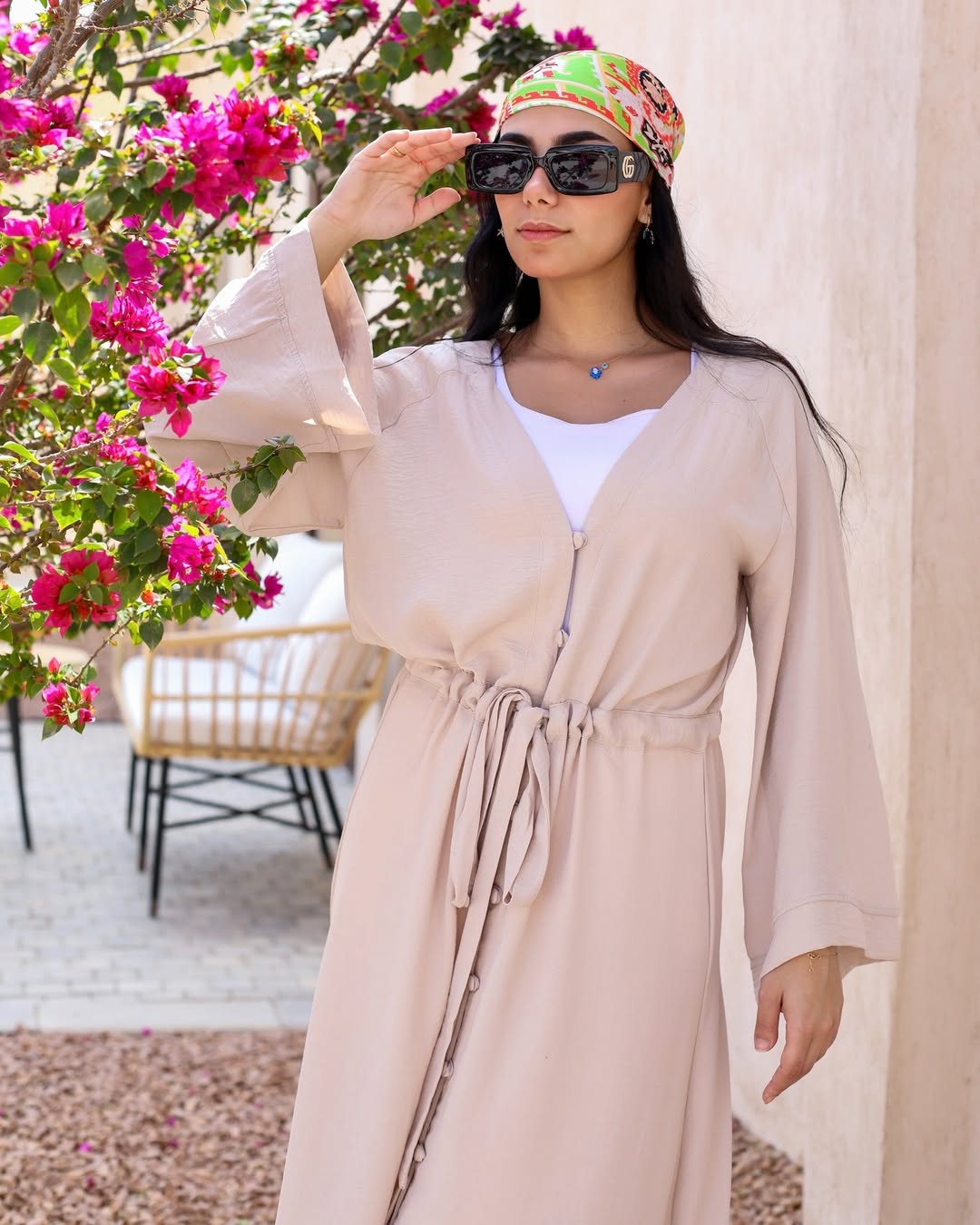 Desert Calm Shirt Dress – Beige
