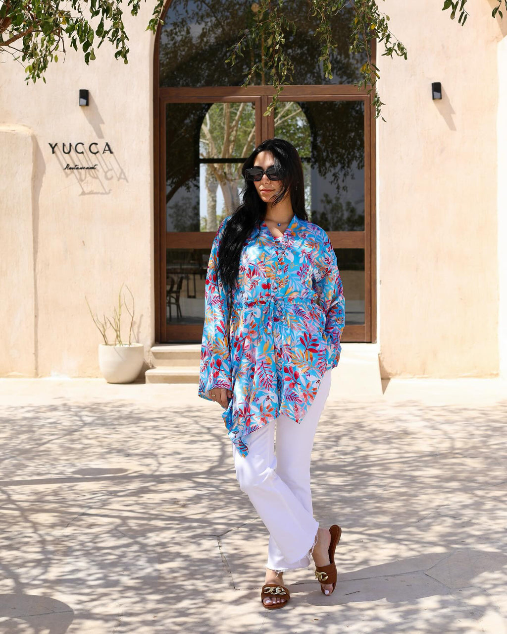 Oasis Bloom Tunic Shirt