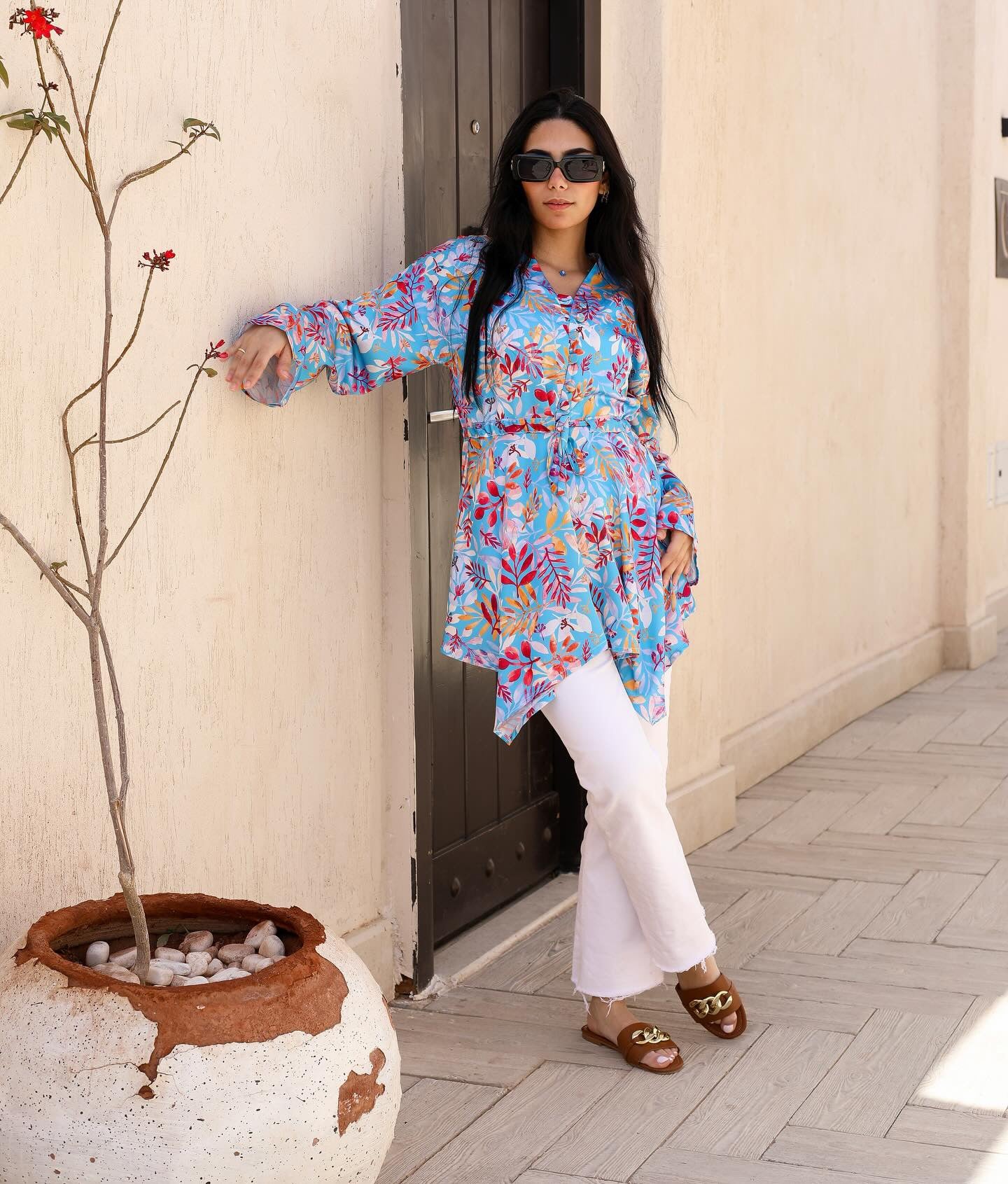 Oasis Bloom Tunic Shirt