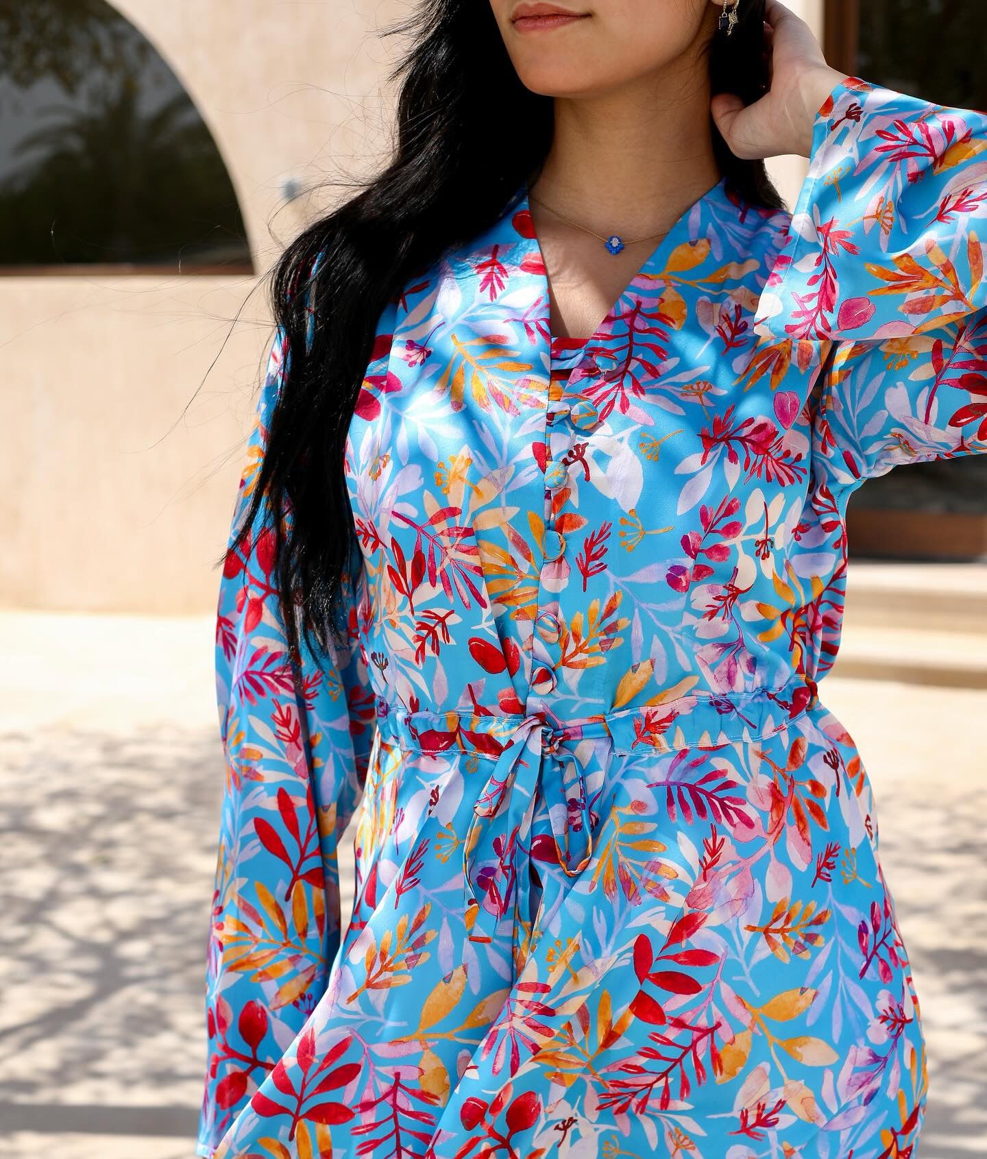 Oasis Bloom Tunic Shirt