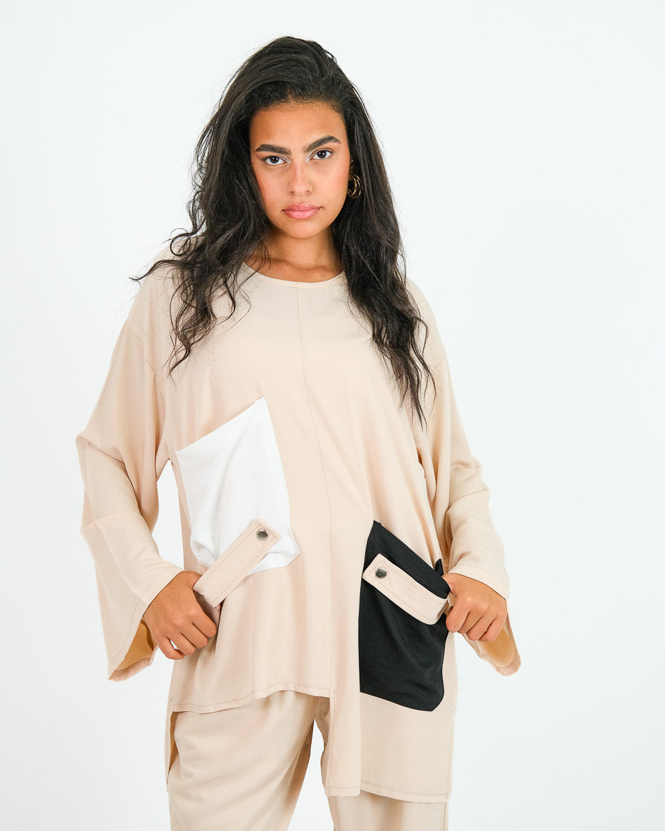 Canvas Contrast Pocket Set