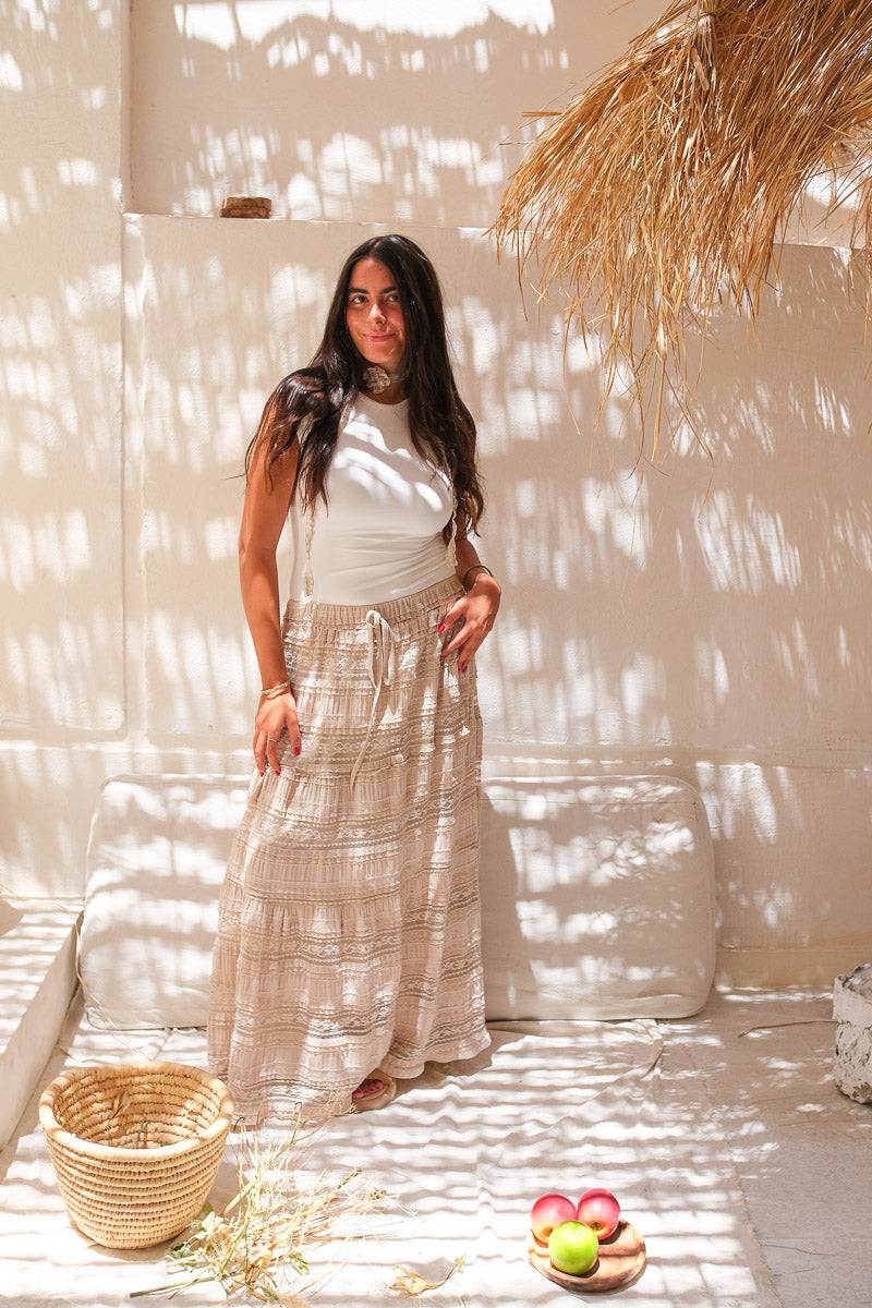 Sands of Siwa Maxi Skirt