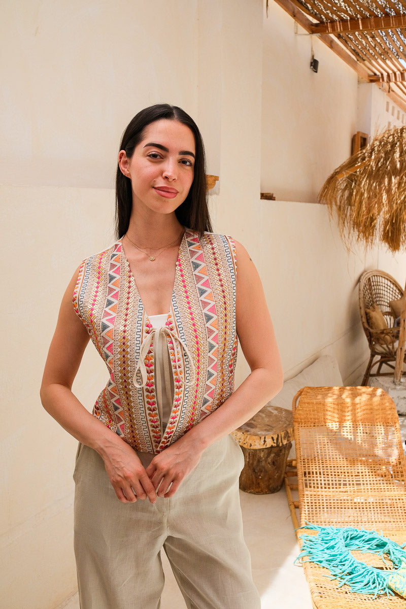 Sunwoven Geo Vest