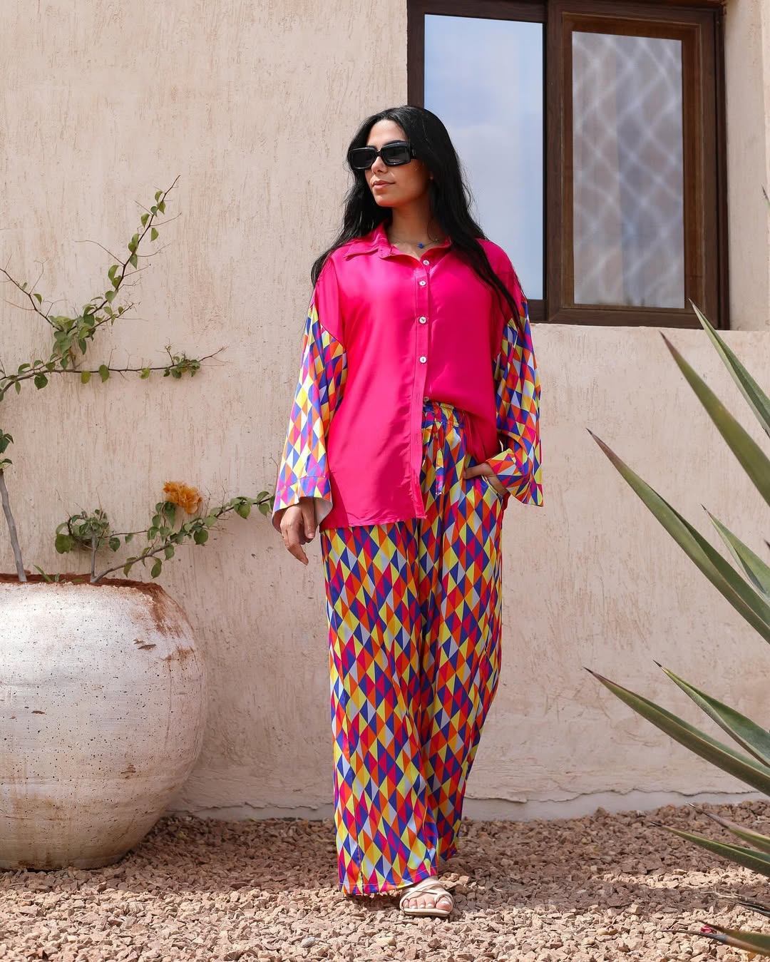 Fuchsia Carnival Co-Ord Set